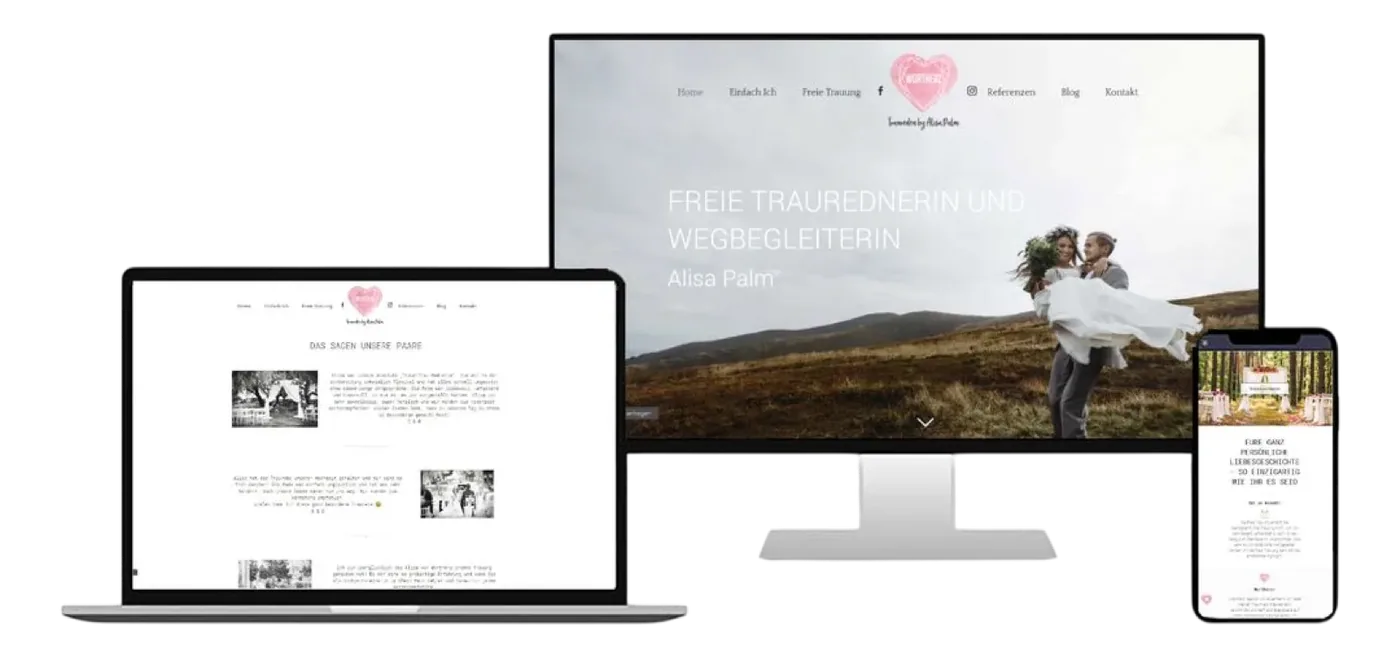 WORTHERZ, Ansicht der Website