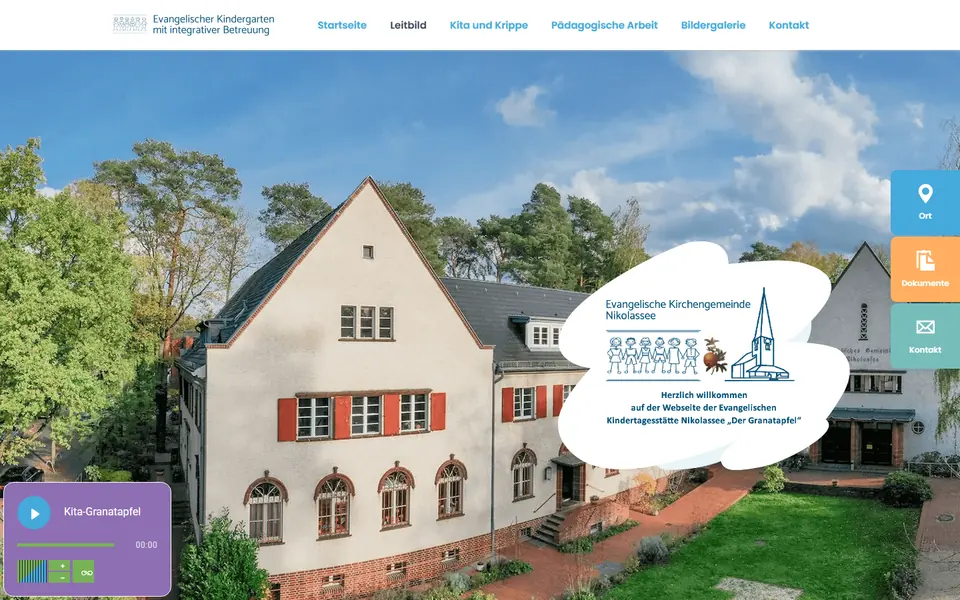 Website von Evangelischer Kindergarten