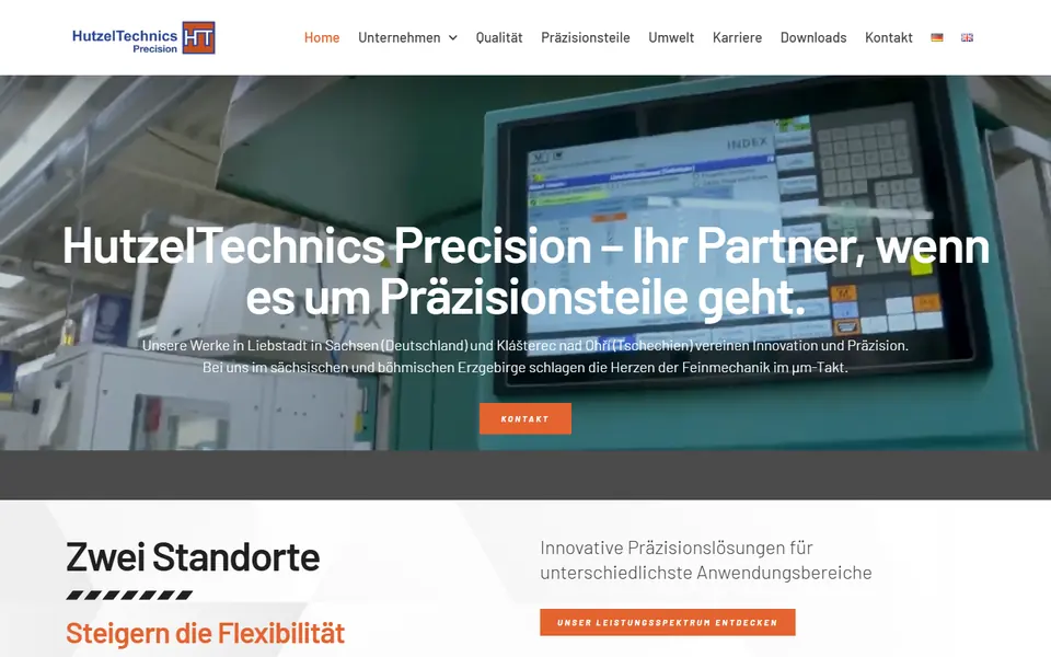 Website von HutzelTechnics