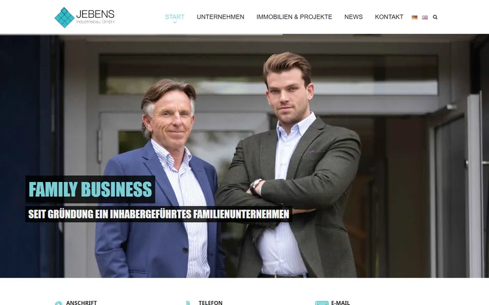 Website von Jebens