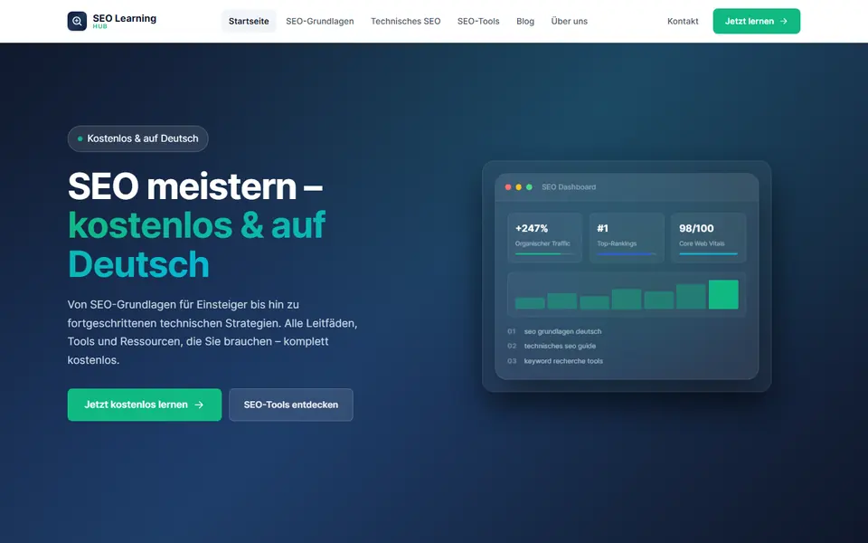 Website von SEO Content