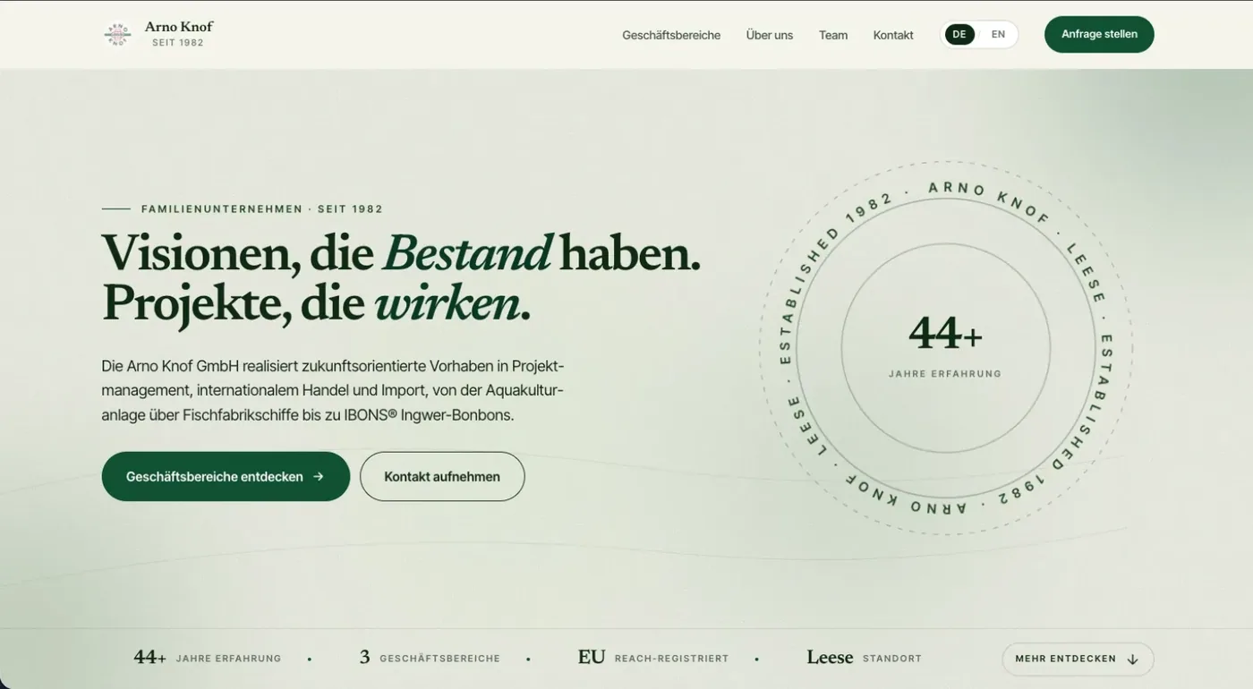Arno Knof GmbH, Ansicht am Rechner