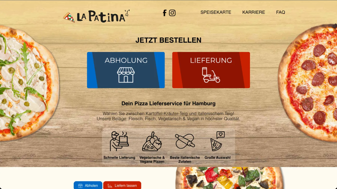 LA PATINA, Ansicht am Rechner