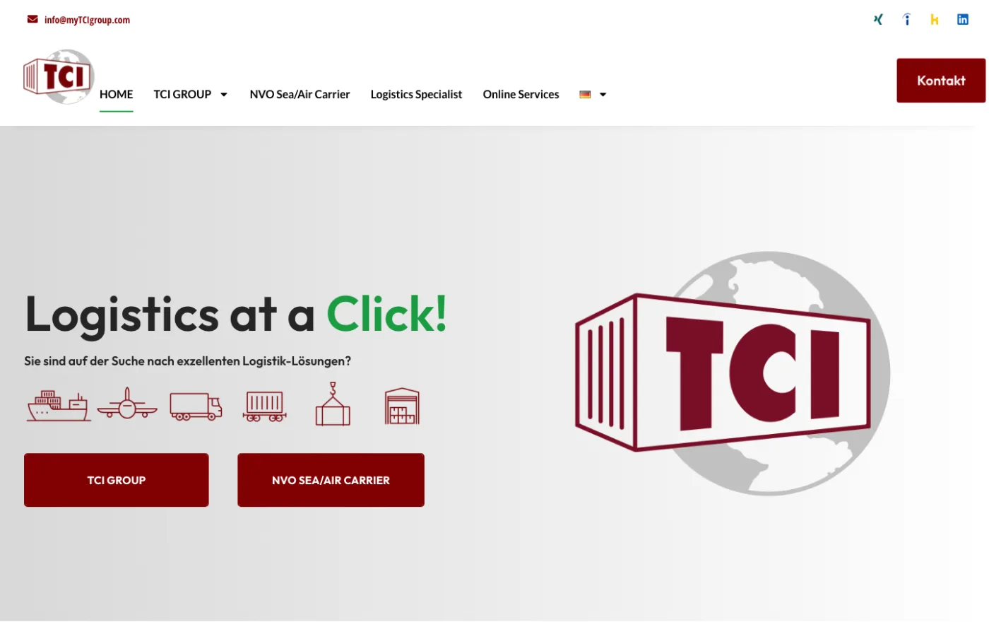 myTCI Group, Ansicht am Rechner