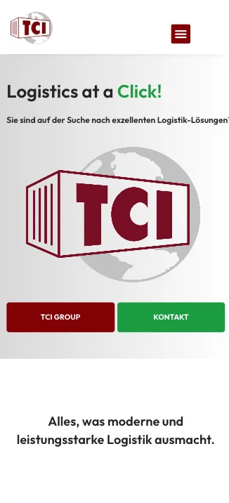 myTCI Group, Ansicht auf dem Smartphone