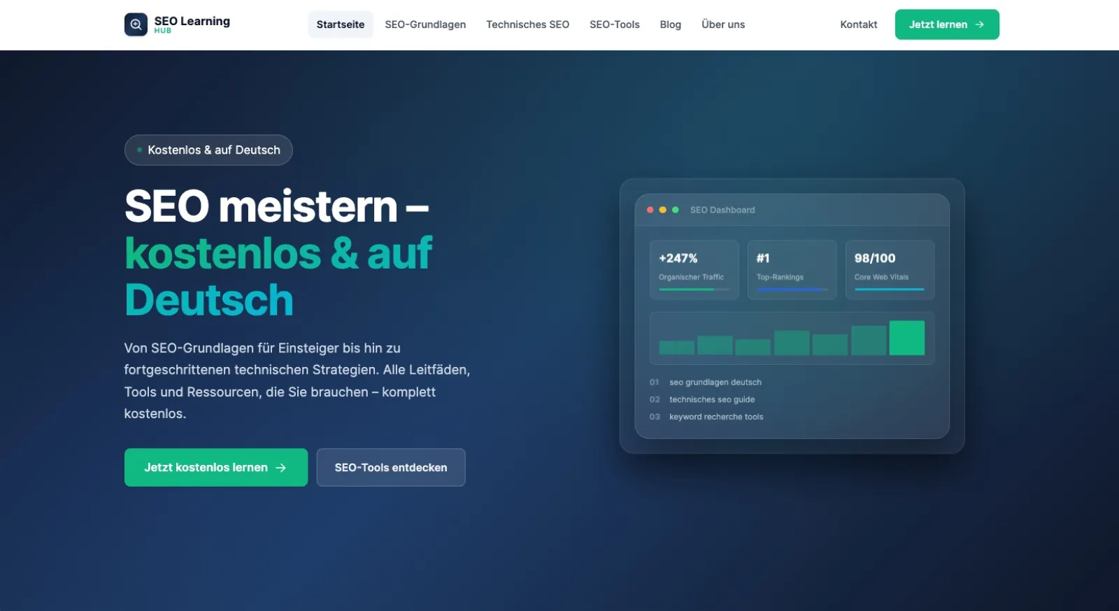 SEO Content, Ansicht am Rechner