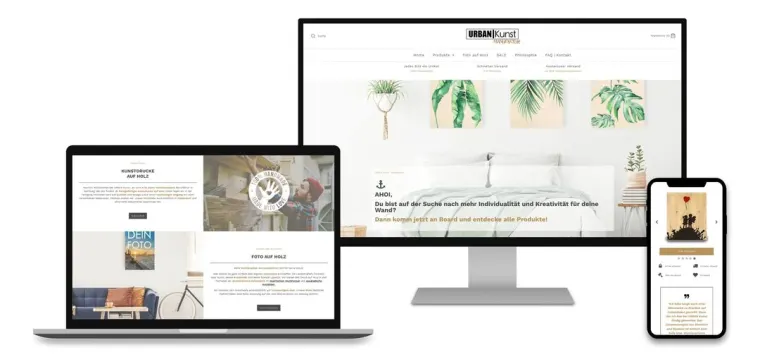 ADence Agentur Webdesign URBAN Kunst