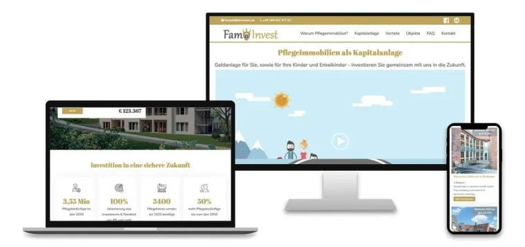 ADence Agentur Webdesign FamInvest