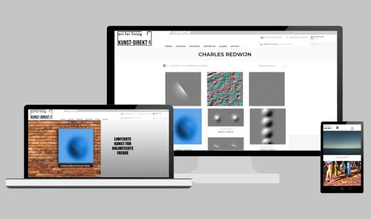 ADence Agentur Webdesign Kunst Direkt