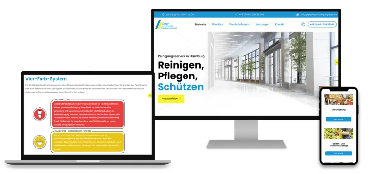 ADence Agentur Gebäudeservice Lotze Webdesign