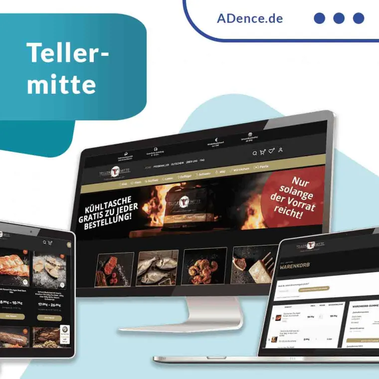 ADence Agentur TellerMitte Webdesign