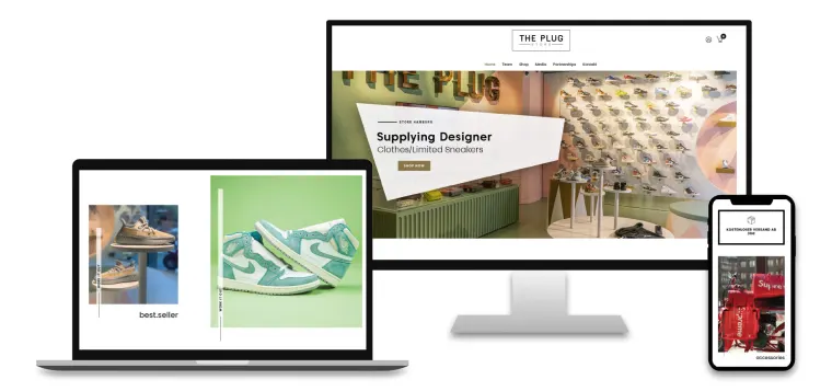 ADence Agentur The Plug Store Webdesign