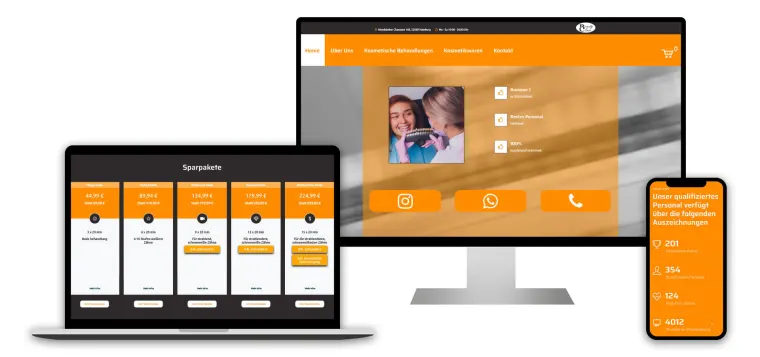 ADence Agentur WeSmile Beauty Clinic Webdesign