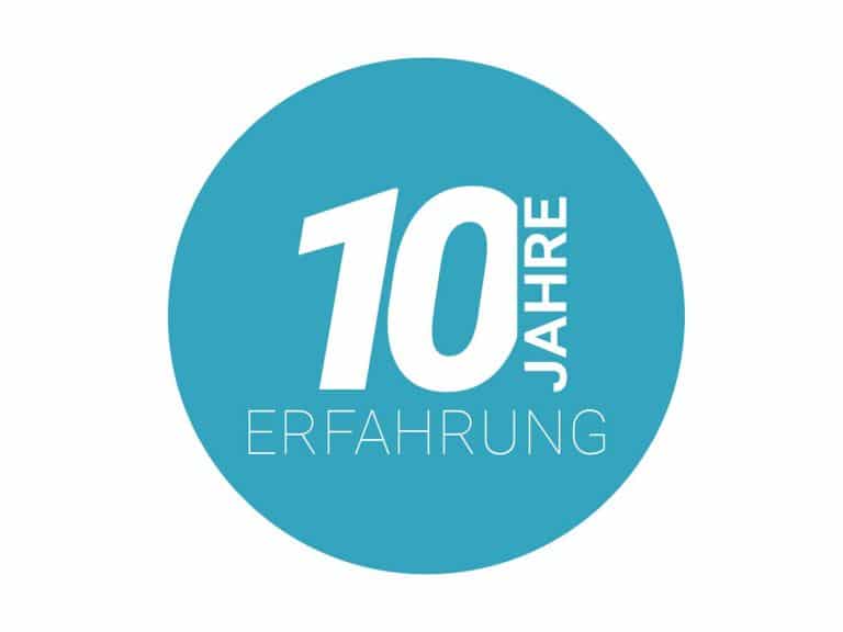 10 Jahre Erfahrung